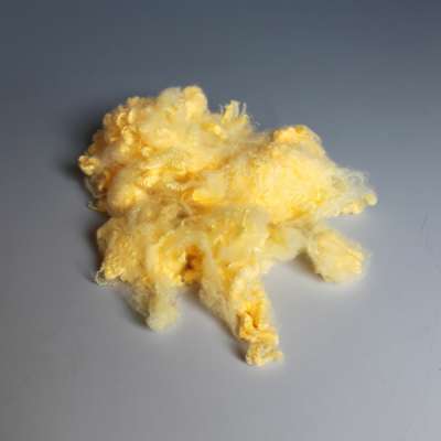 Solid Polyester Staple Fiber- Yellow